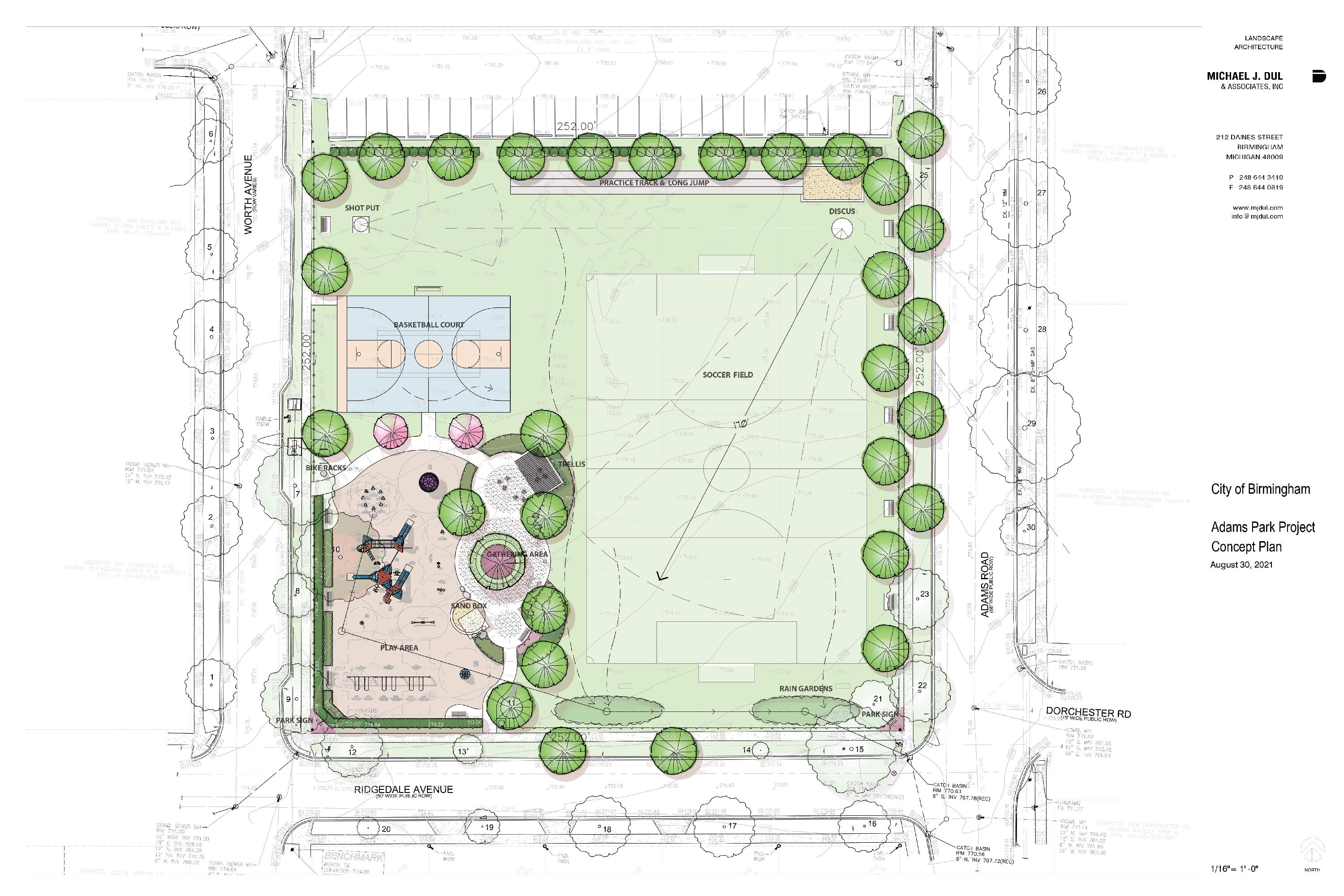Adams Park - Concept Plan 8-30-21